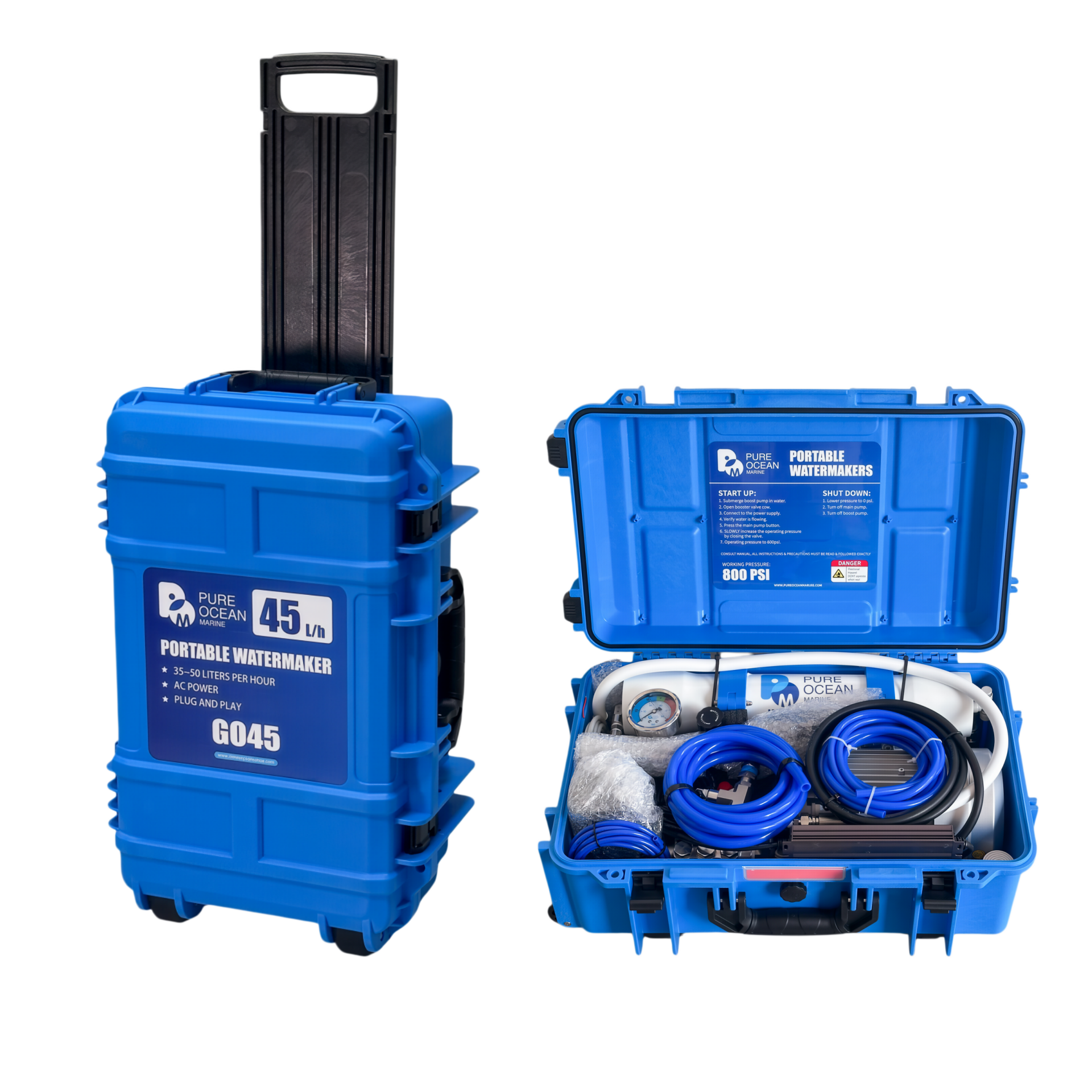 PureOcean Marine GO45 Portable Watermaker (12 GPH / 45 L/h)