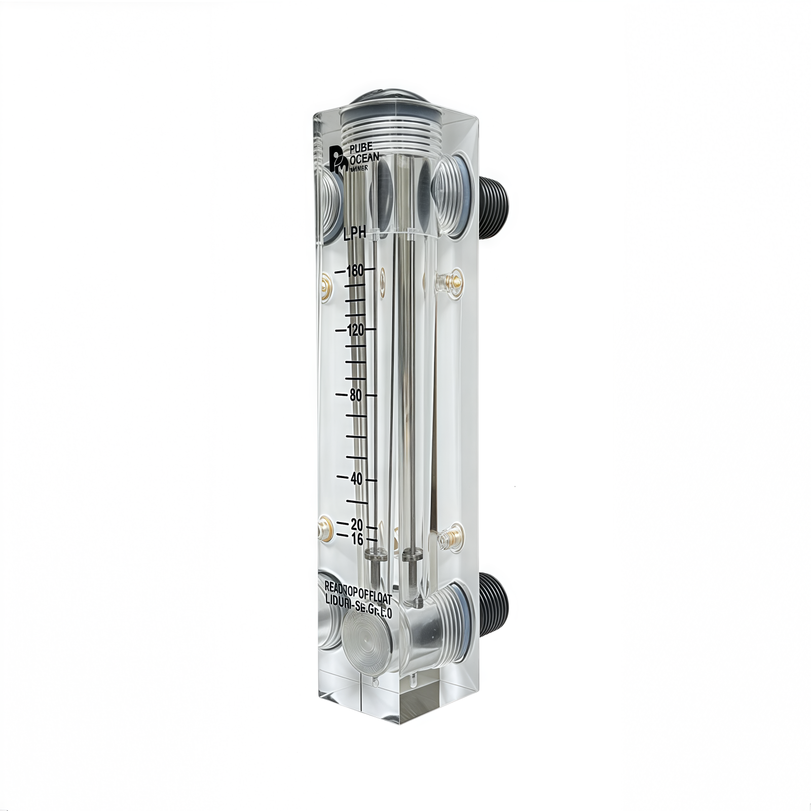 Flow Meter 0-160 LPH For Freshwater SS316L