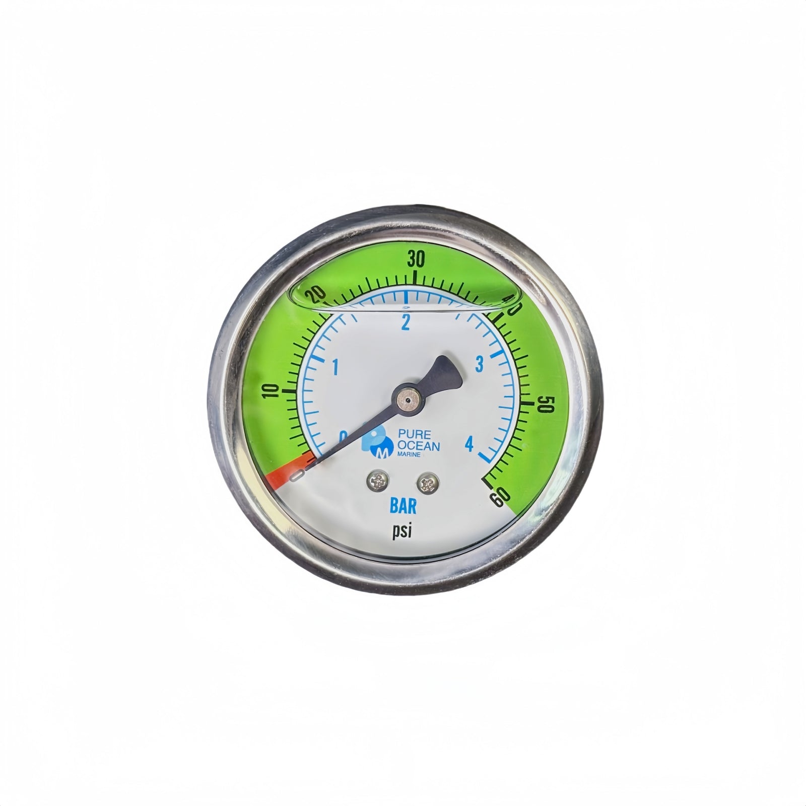 Low-pressure Gauge, 0-60psi, SS316L, ZG1/4''