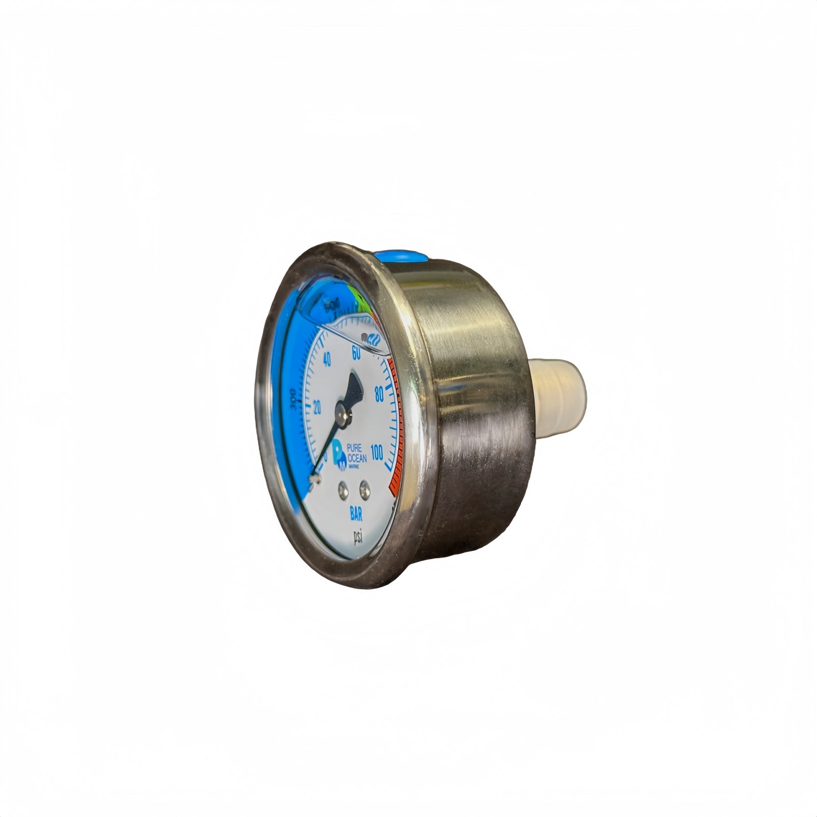 High-pressure Gauge, 0-1500psi, SS316L, ZG1/4''