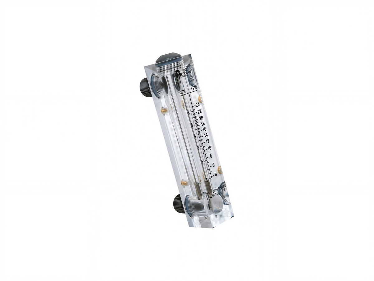 Flow Meter 4-24 LPM For Reject Water Titanium