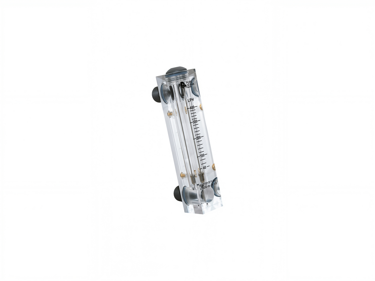 Flow Meter 40-400 LPH For Freshwater SS316L