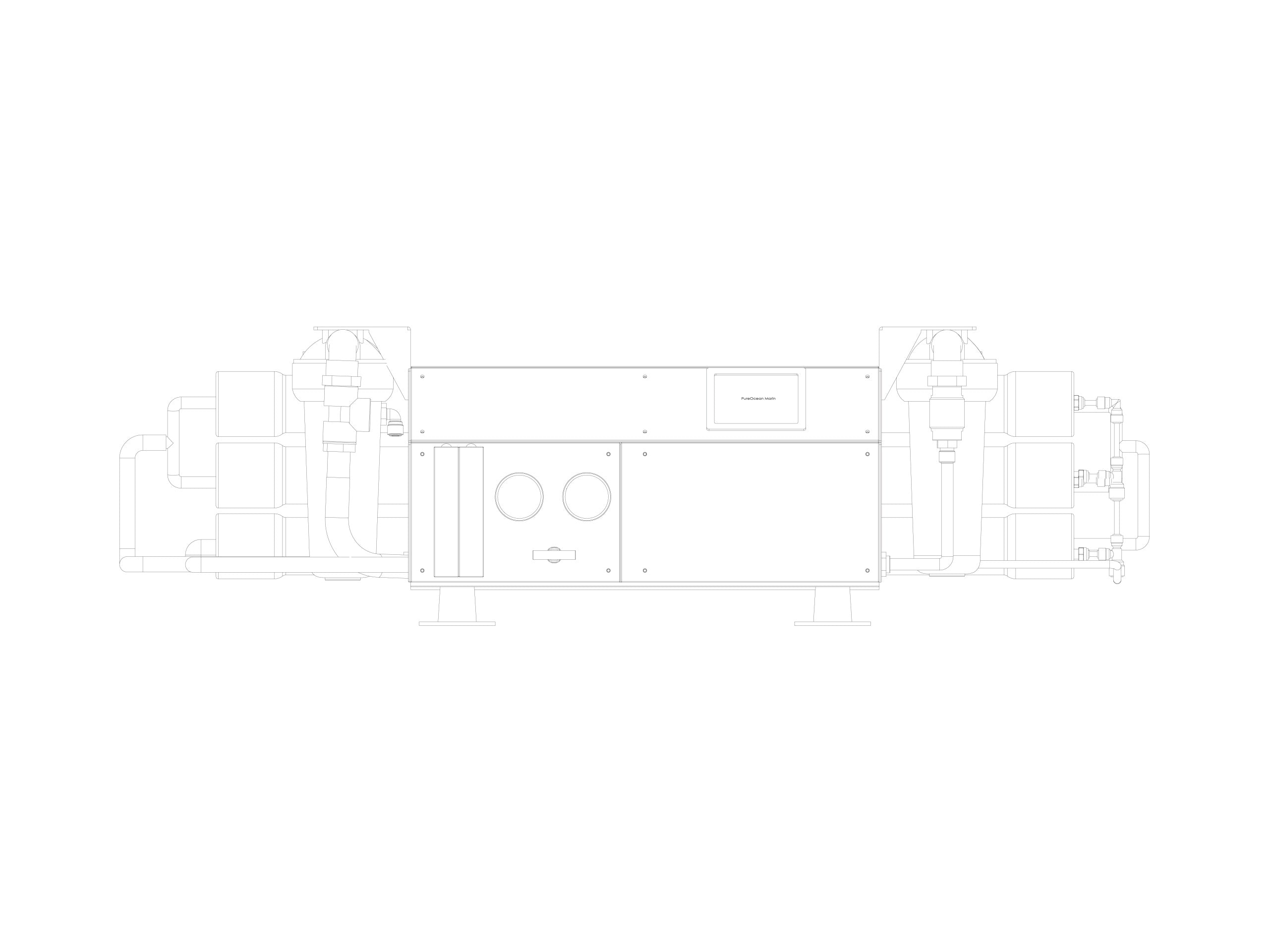PureOcean Marine Ultra200 Integrated Watermaker (110V/220V AC | 52 GPH / 200 L/h)