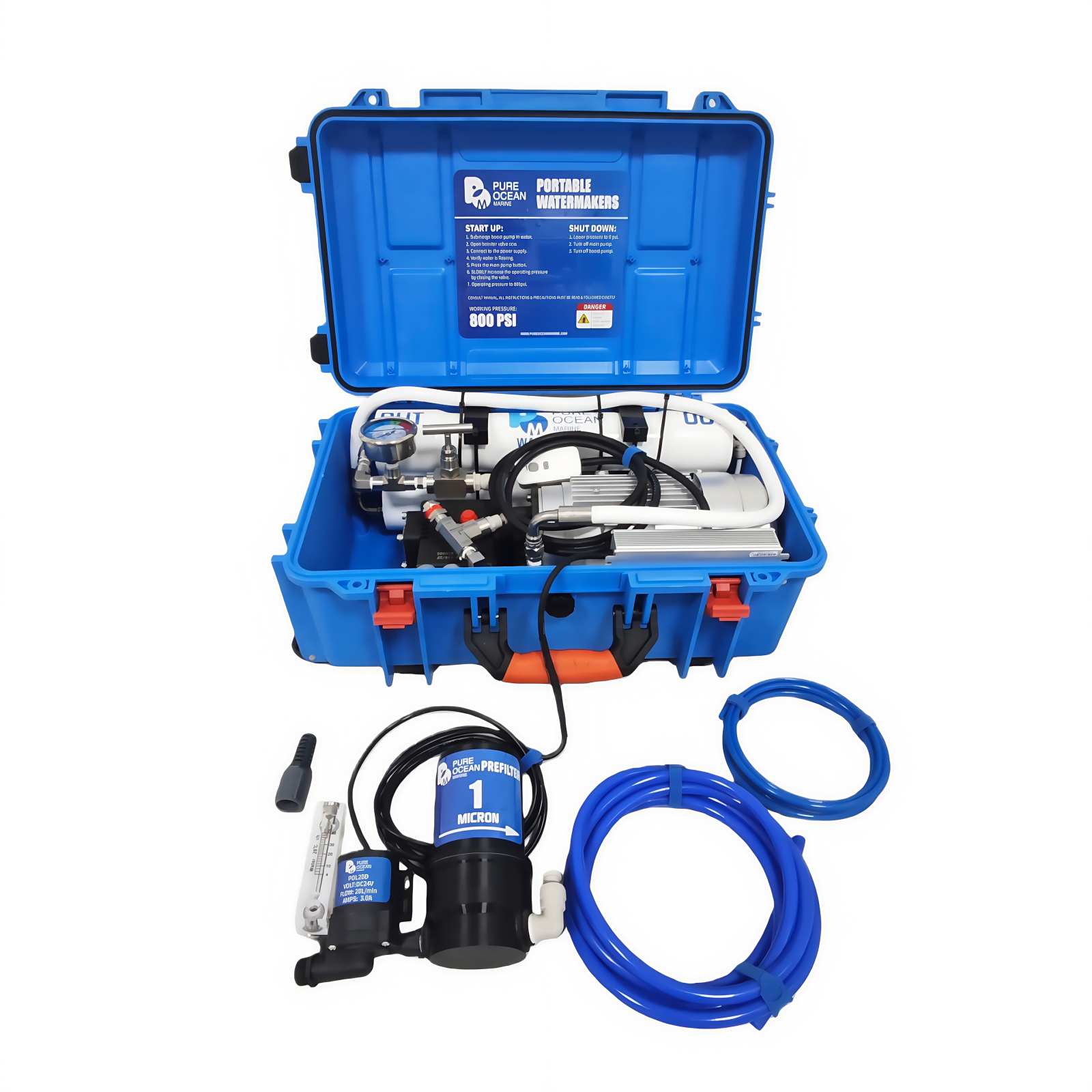 PureOcean Marine GO45 Portable Watermaker (110V/220V AC | 12 GPH / 45 L/h)