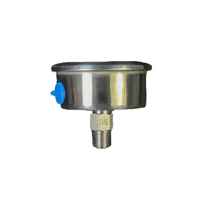 Low-pressure Gauge, 0-60psi, SS316L, ZG1/4''