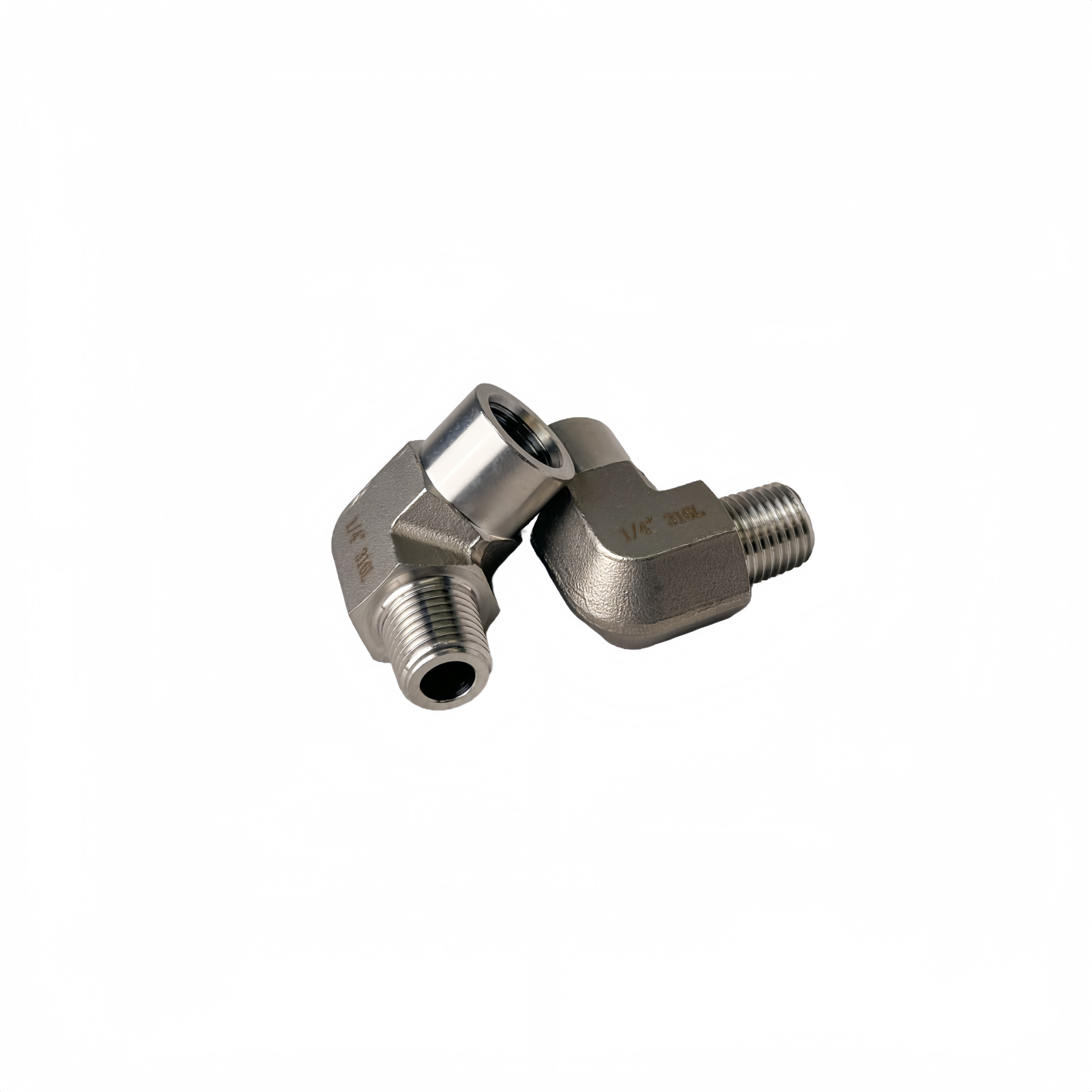 SS316L Male Thread 1/4" To Female Thread 1/4" Elbow