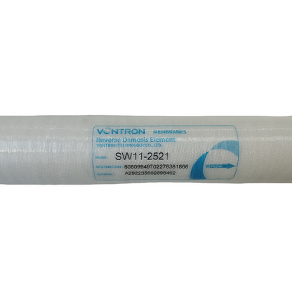 VONTRON SW11-2521 Reverse Osmosis Sea Water Membrane 99.5% Rej. 14sqft, 800psi