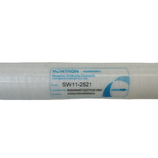 VONTRON SW11-2521 Reverse Osmosis Sea Water Membrane 99.5% Rej. 14sqft, 800psi