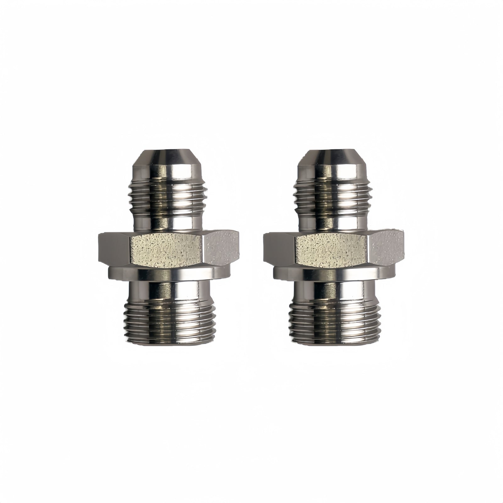 Titanium G3/8" Male x 3/8" JIC Male - Straight High Pressure Hose Fitting