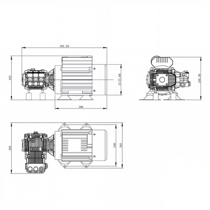 316L High-Pressure Pump For Seawater Desalination With Motor