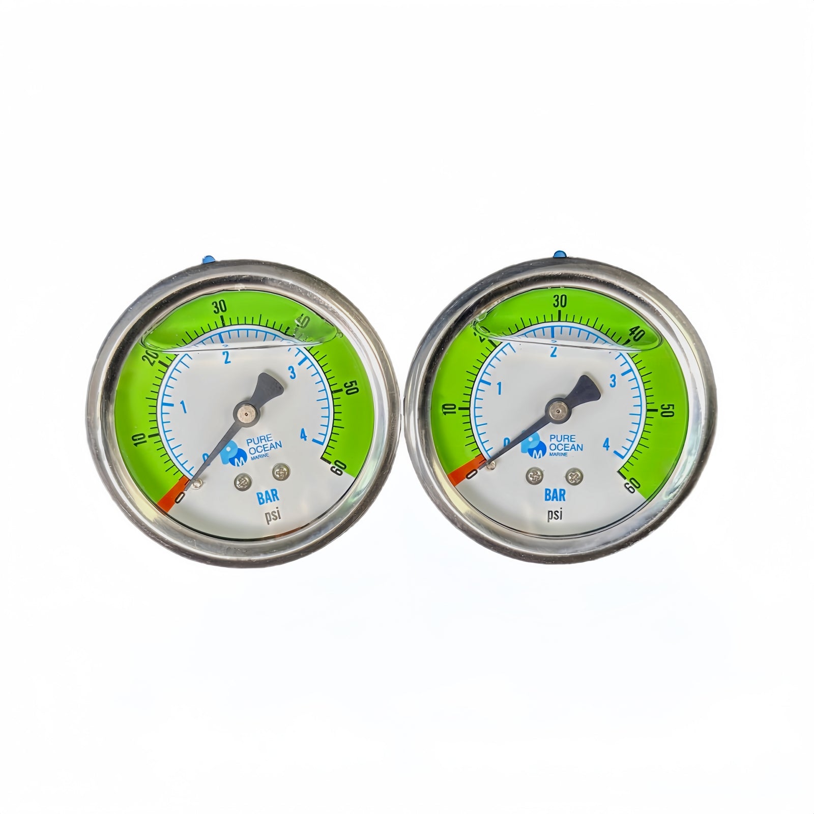 Low-pressure Gauge, 0-60psi, SS316L, ZG1/4''
