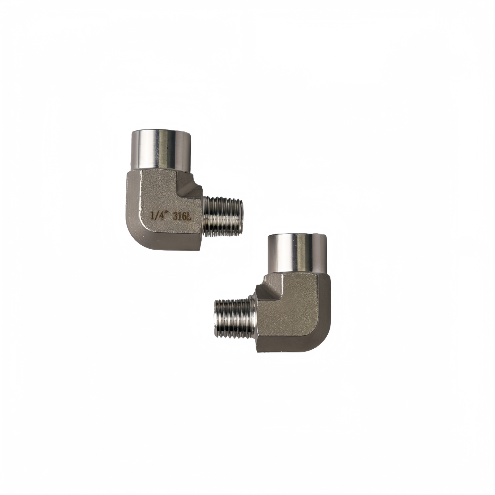 SS316L Male Thread 1/4" To Female Thread 1/4" Elbow