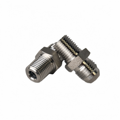 SS316L BSPT1/4" Male x 3/8" JIC Male - Straight High Pressure Hose Fitting