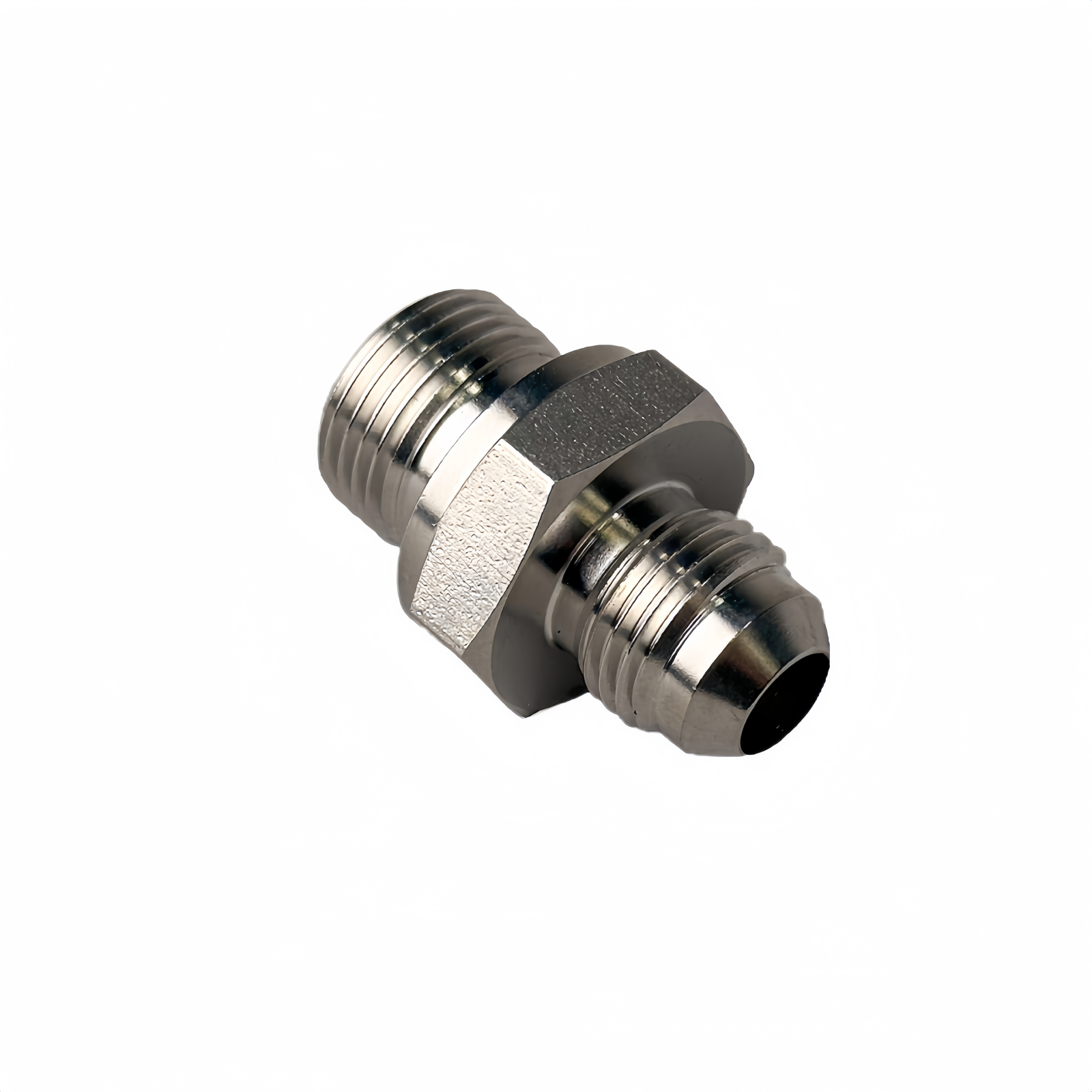 Titanium G3/8" Male x 3/8" JIC Male - Straight High Pressure Hose Fitting