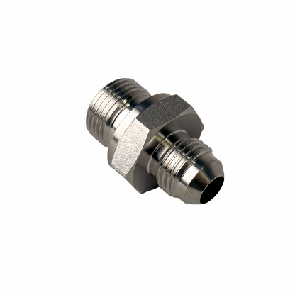 Titanium G3/8" Male x 3/8" JIC Male - Straight High Pressure Hose Fitting