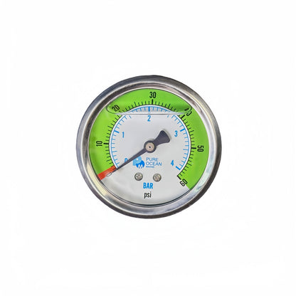 Low-pressure Gauge, 0-60psi, SS316L, ZG1/4''