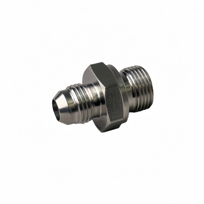 Titanium G3/8" Male x 3/8" JIC Male - Straight High Pressure Hose Fitting