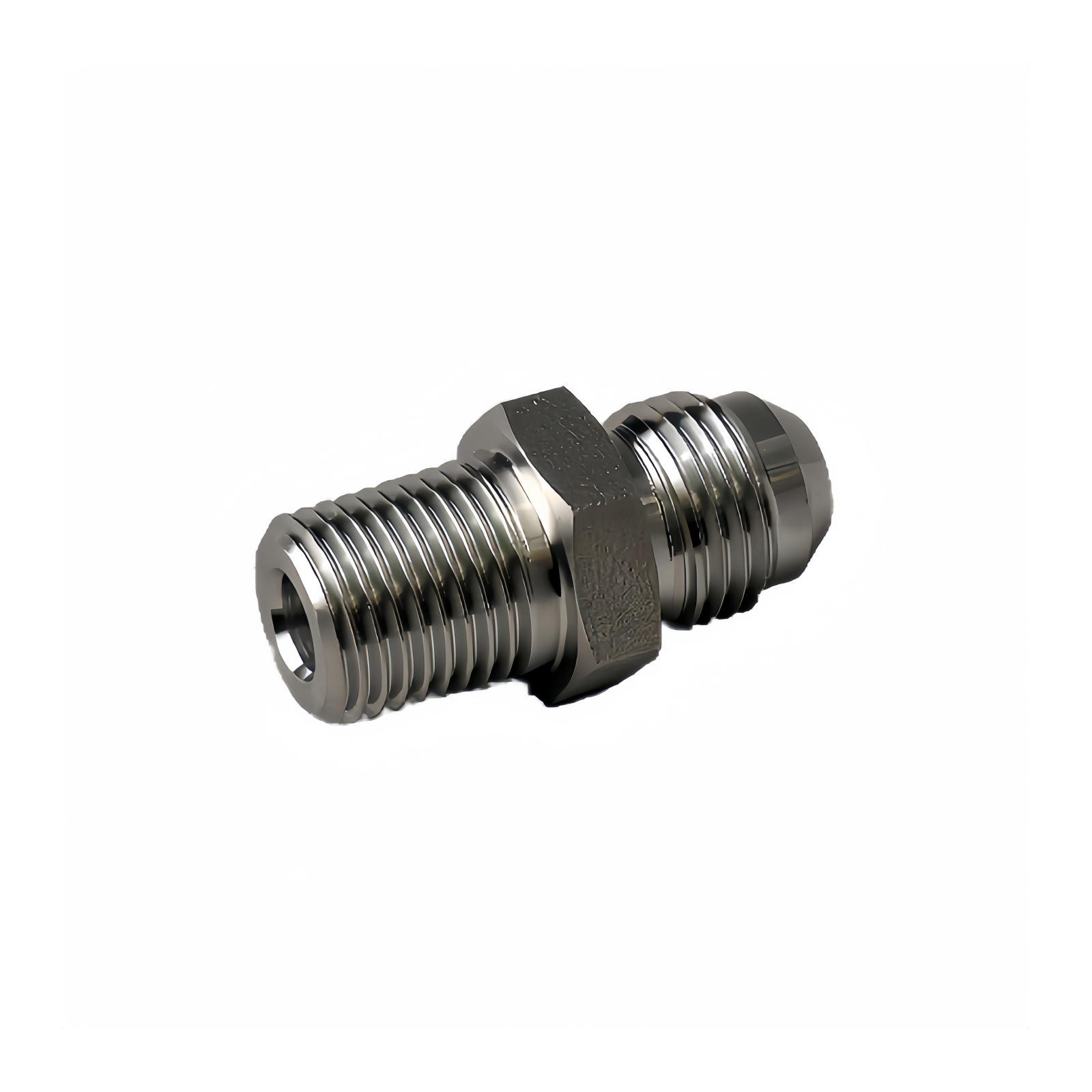 SS316L BSPT1/4" Male x 3/8" JIC Male - Straight High Pressure Hose Fitting