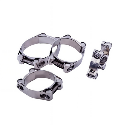 TJBC Stainless Steel 316 Double Head Double Layer Pipe Clip Sealing Welding Mari