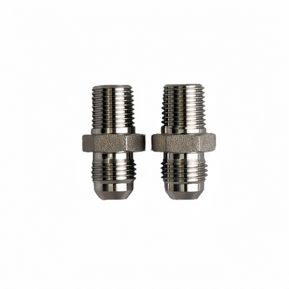 SS316L BSPT1/4" Male x 3/8" JIC Male - Straight High Pressure Hose Fitting