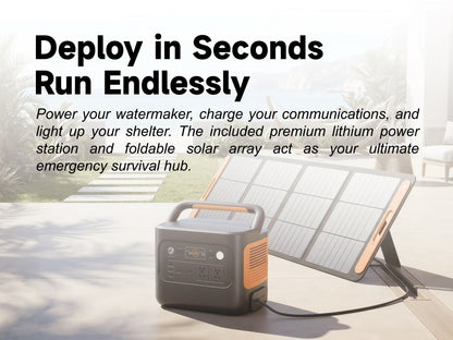 PureOcean GO45 Off-Grid Solar Desalination Kit (12 GPH / 45 L/h)