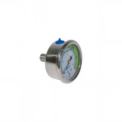 Low-pressure Gauge, 0-60psi, SS316L, BSPT1/4''