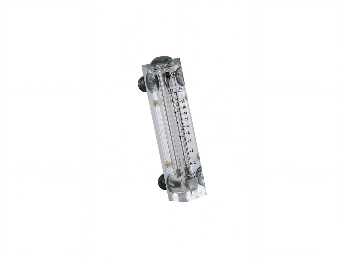 Flow Meter 0-18 LPM For Reject Water Titanium