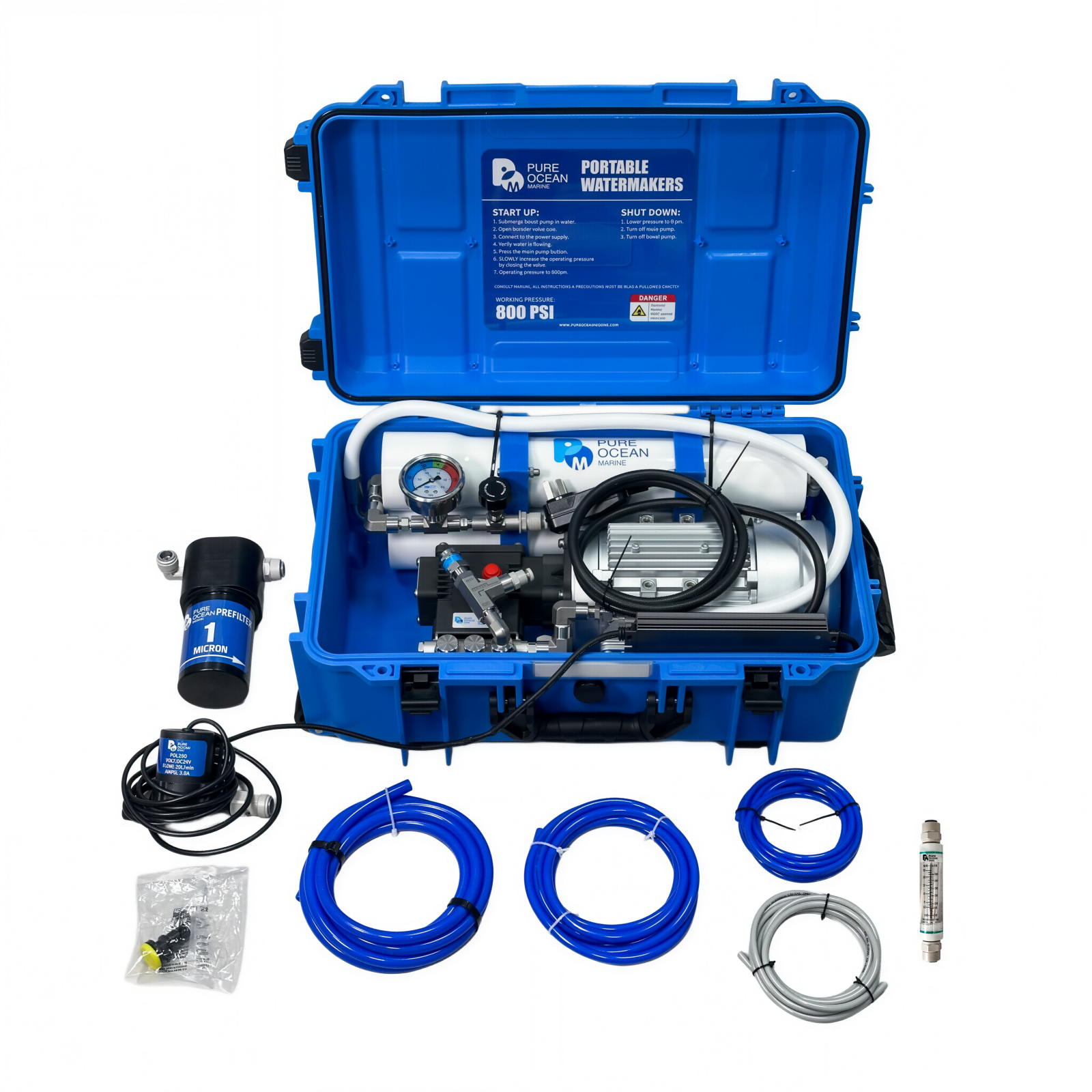 PureOcean Marine GO45 Portable Watermaker (110V/220V AC | 12 GPH / 45 L/h)