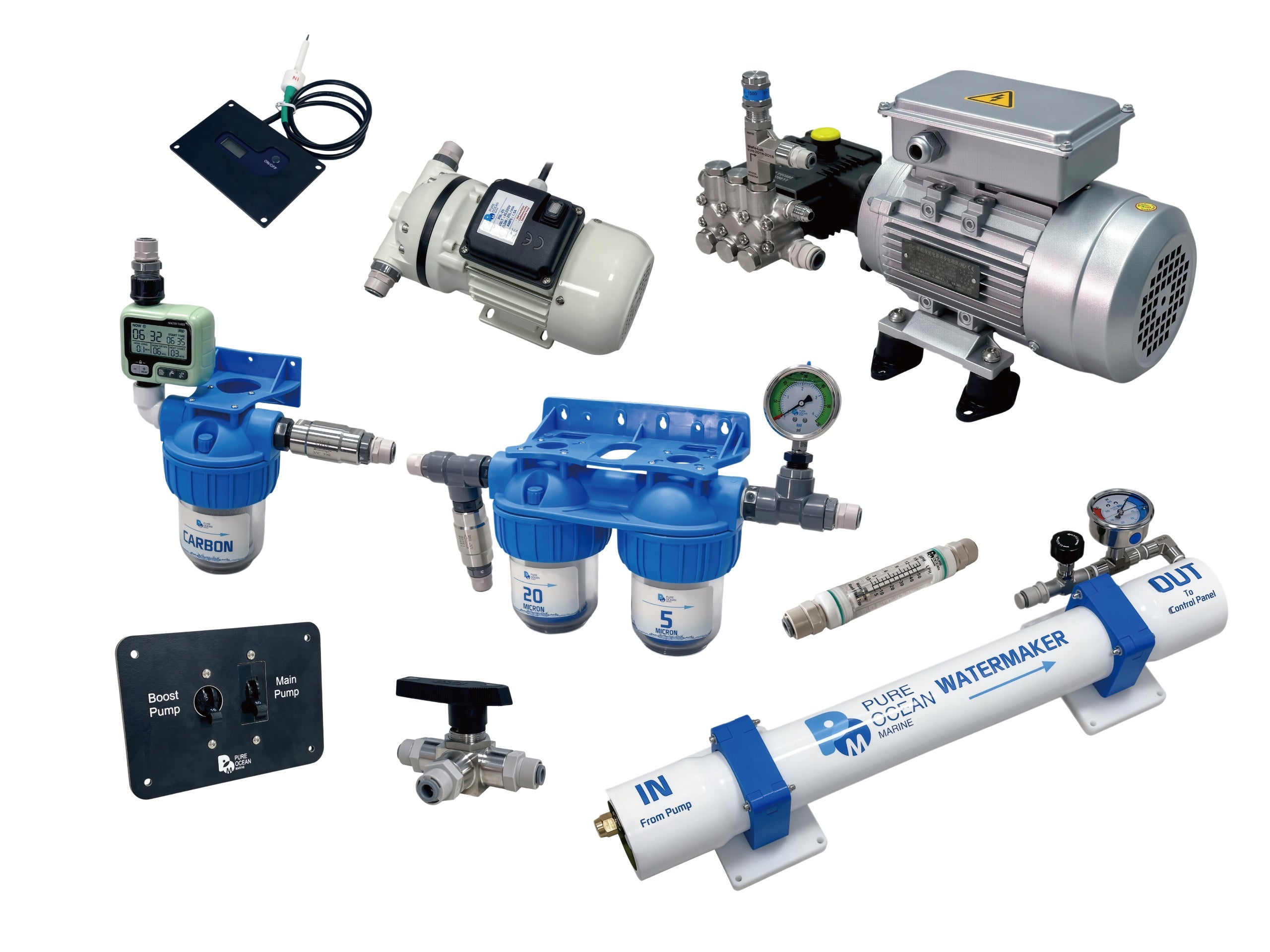 PureOcean Marine SE45S Modular Watermaker (110V/220V AC | 12 GPH / 45 L/h)