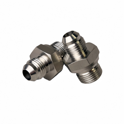 SS316L G3/8" Male x 3/8" JIC Male - Straight High Pressure Hose Fitting