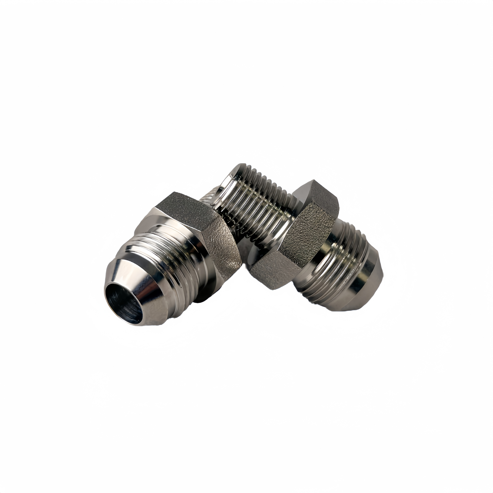 SS316L BSPT1/4" Male x 1/2" JIC Male - Straight High Pressure Hose Fitting