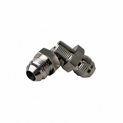SS316L BSPT1/4" Male x 1/2" JIC Male - Straight High Pressure Hose Fitting
