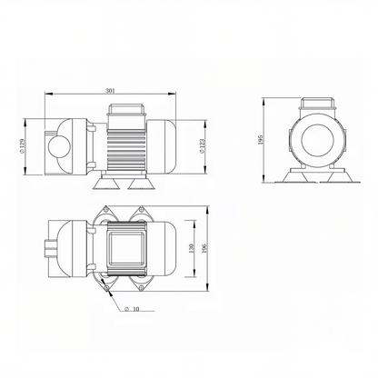 Low-Pressure Pump For Watermaker With Self-Priming