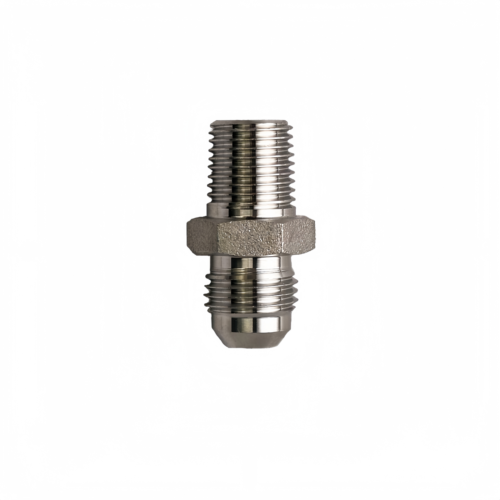 SS316L BSPT1/4" Male x 3/8" JIC Male - Straight High Pressure Hose Fitting